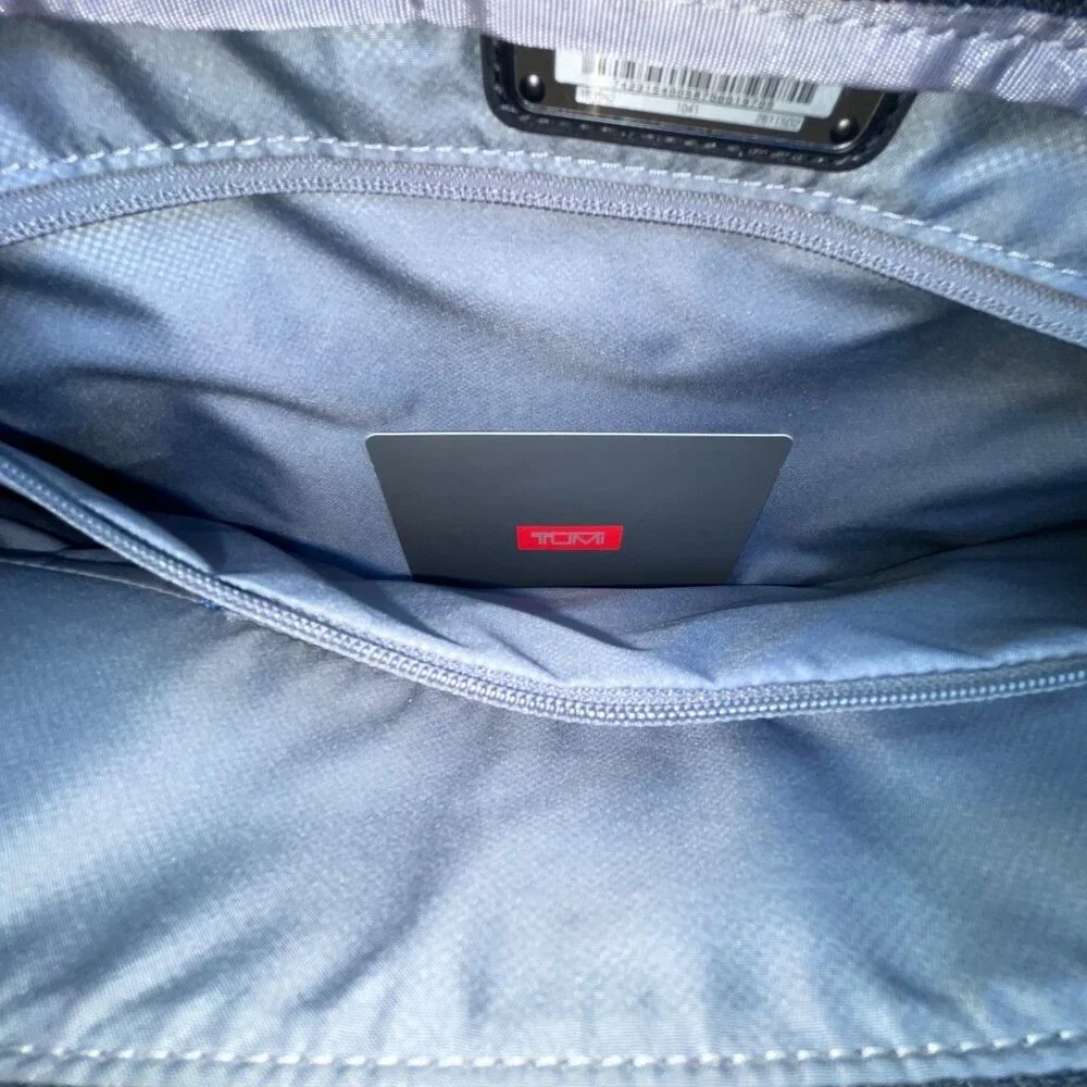 Tumi Men’s Black Nylon Multiple Compartments Durable Briefcase Messenger Bag